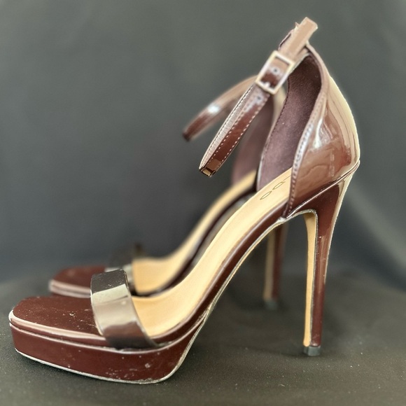 ALDO scarlett High heel sandal - Stiletto heel Dark Brown size 7 - Picture 4 of 9